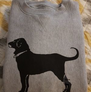 Black dog sweatshirt